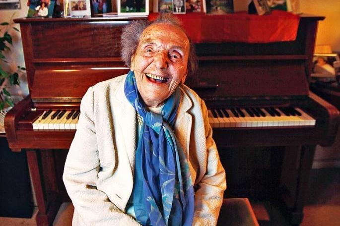 At 110, holocaust survivor finds sustenance in music